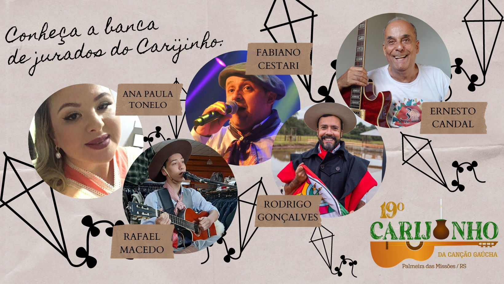 Conheça a banca de jurados do 19º Carijinho da Canção Gaúcha: festival infanto-juvenil vem repaginado para 2022