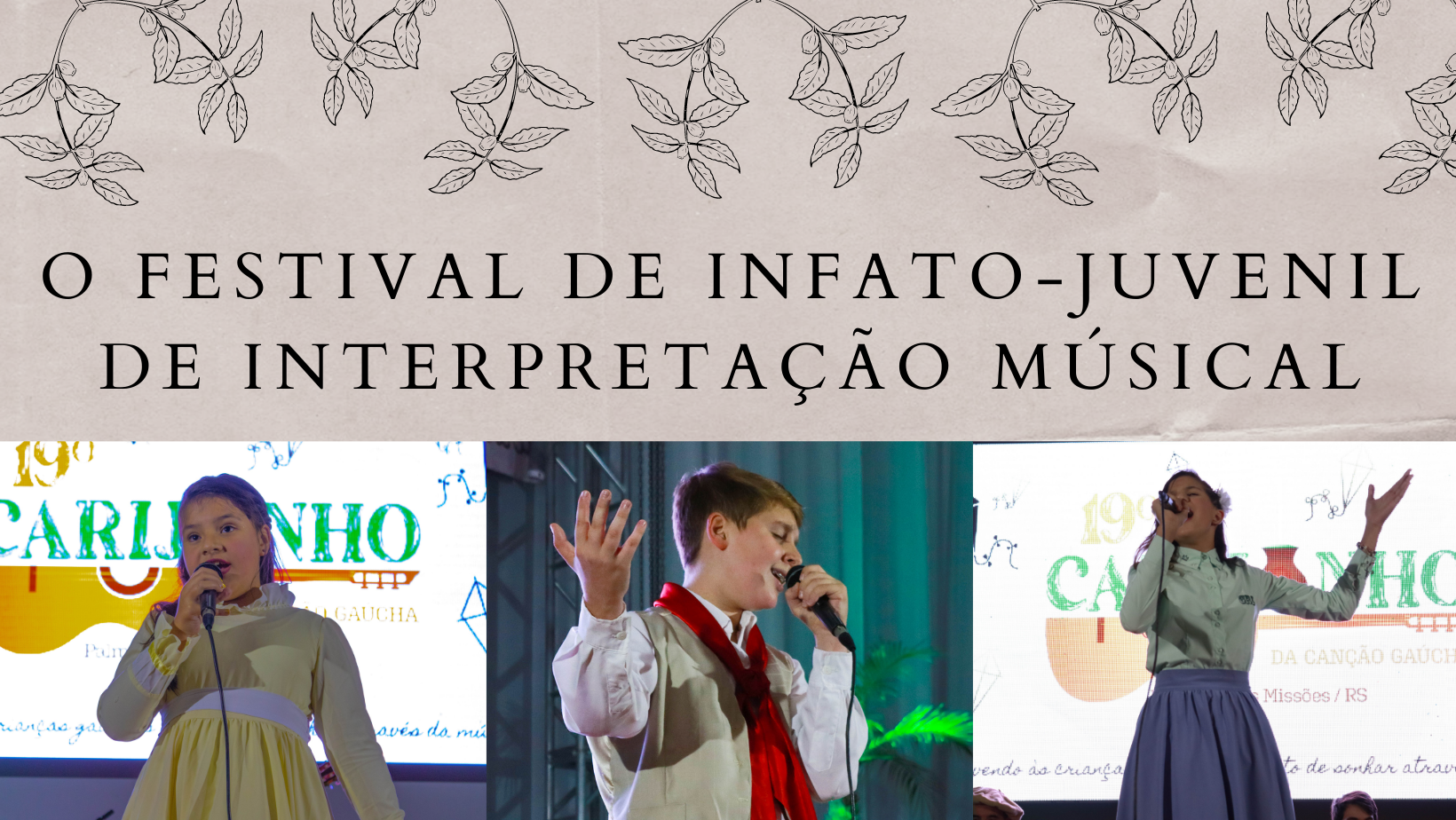 Divulgada a ordem de apresentações da final do 19º Carijinho da Canção Gaúcha