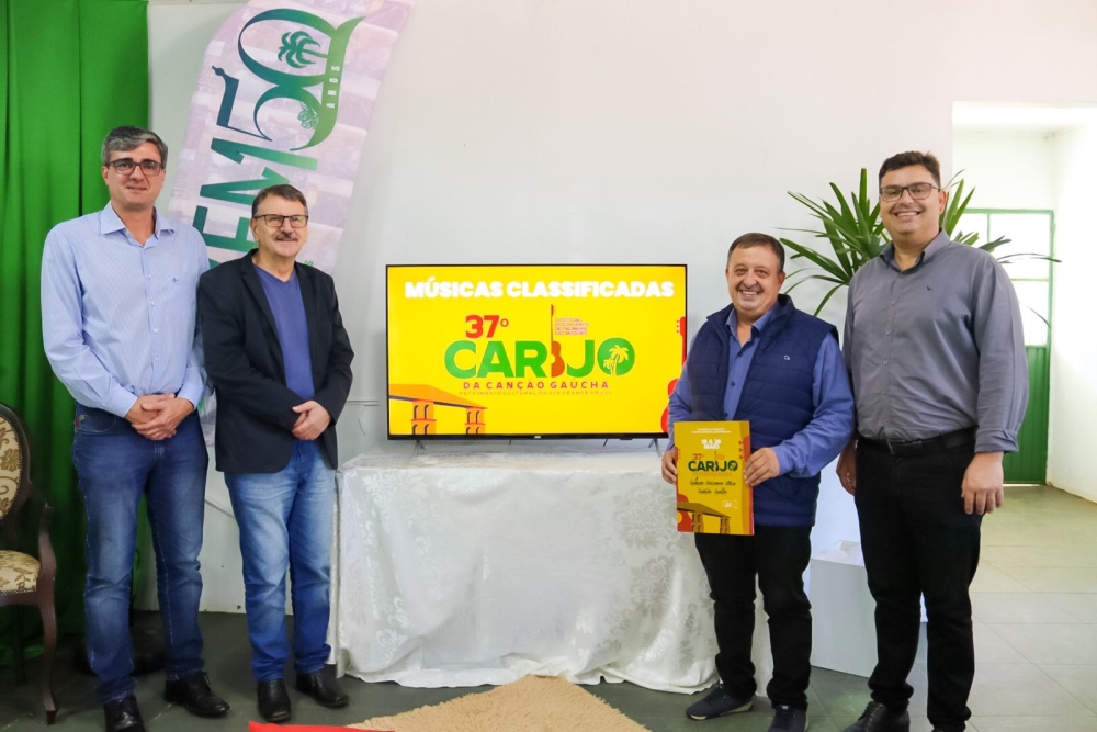 Anunciadas as músicas classificadas para o 37º Carijo da Canção Gaúcha