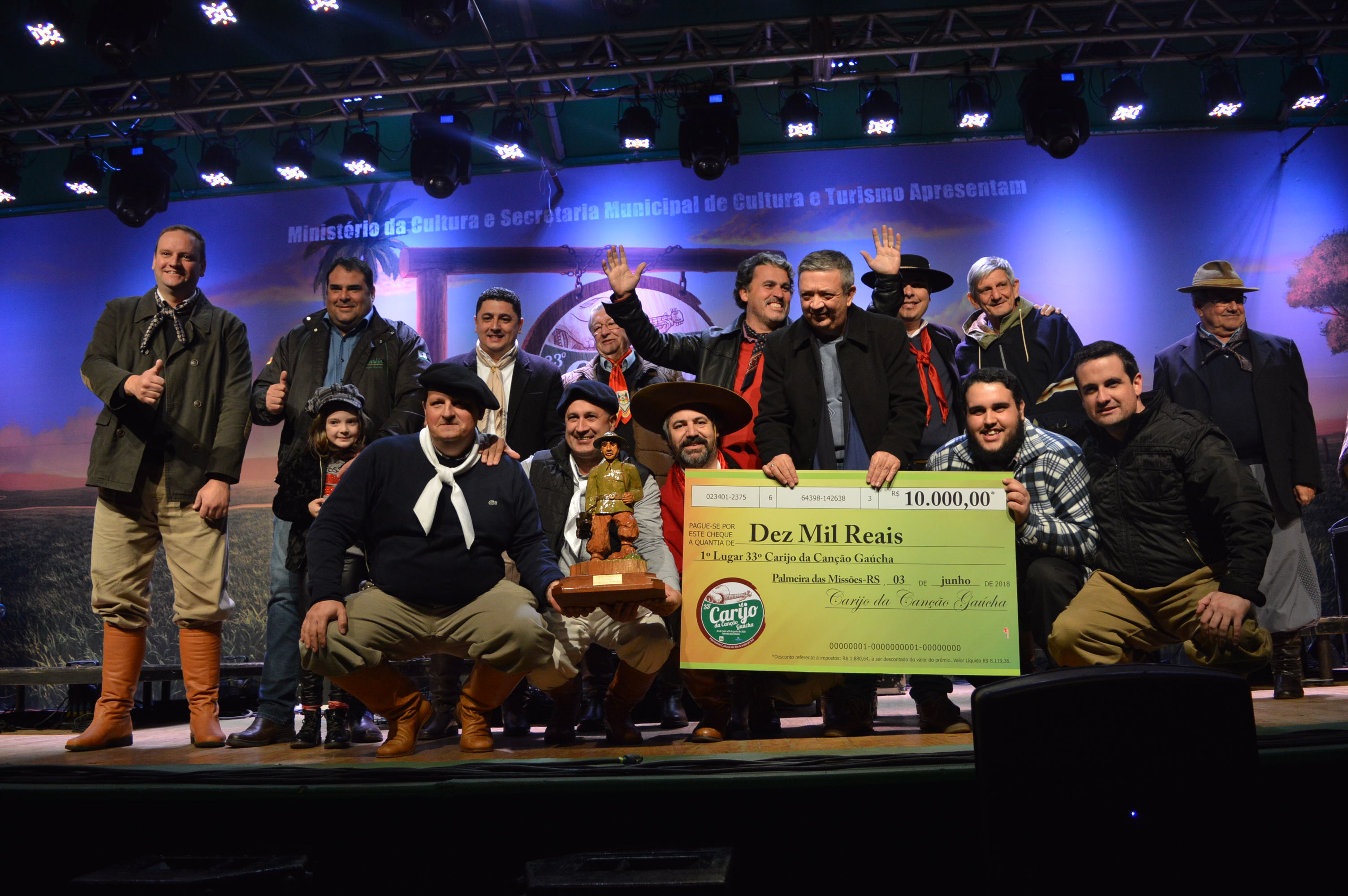 “O primeiro e o último mate” é a composição vencedora do 33º Carijo