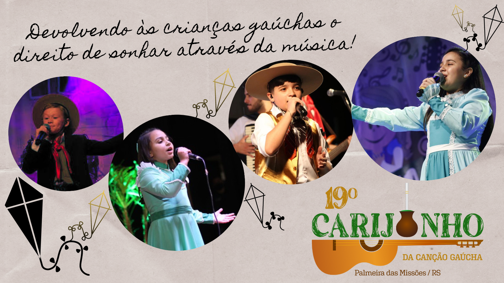 Devolvendo às crianças gaúchas o direito de sonhar através da música: 19º Carijinho está chegando