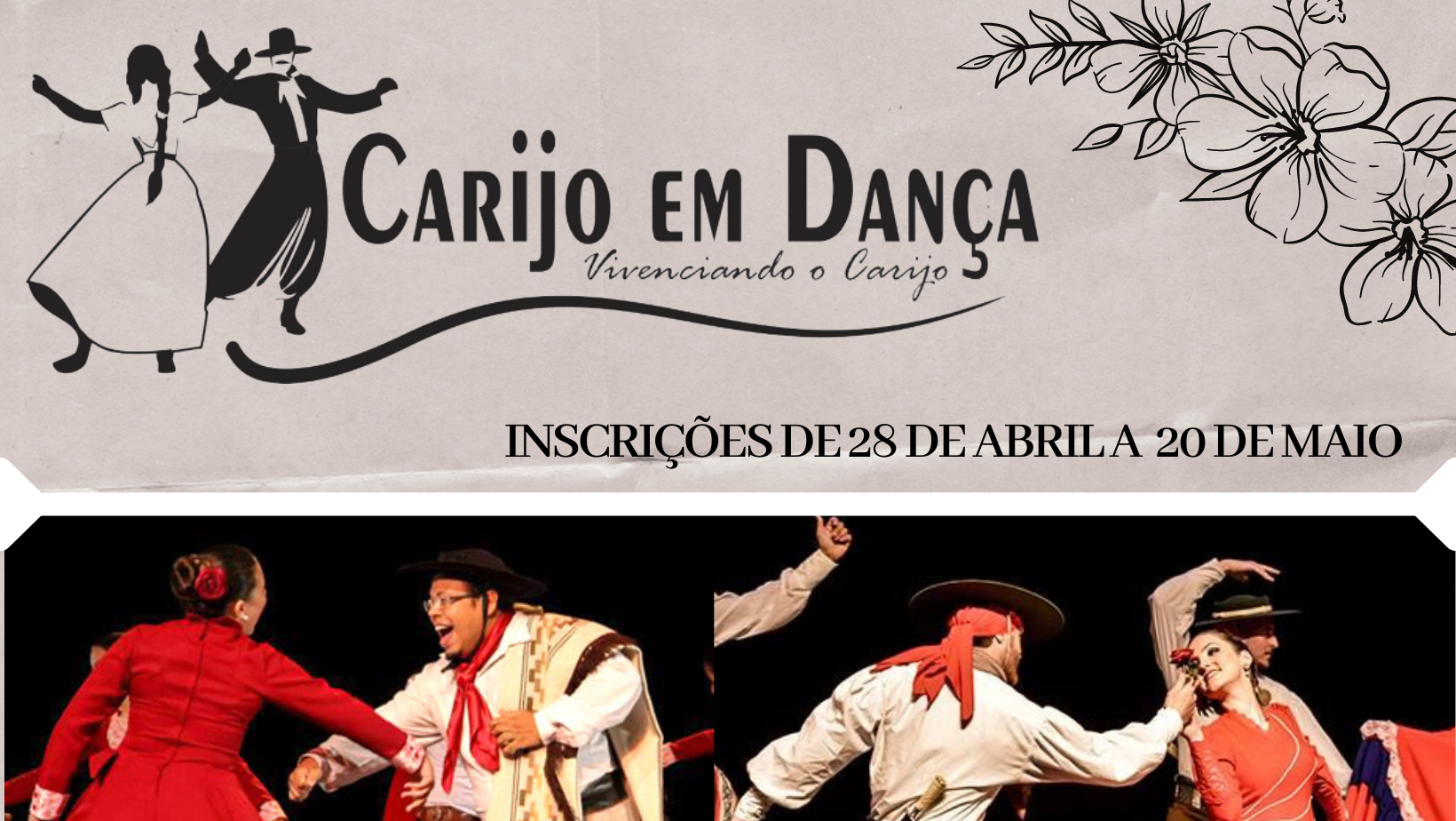 29 de abril - Dia Internacional da Dança, é marcado em Palmeira das Missões pelo lançamento do 1º Carijo em Dança