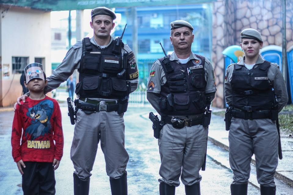 Equipe de segurança do Carijo